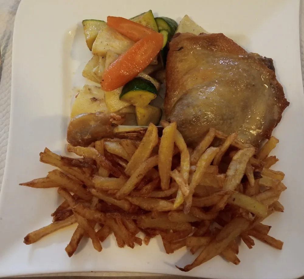 Cuisse Magret de Canard Et Sa Garniture